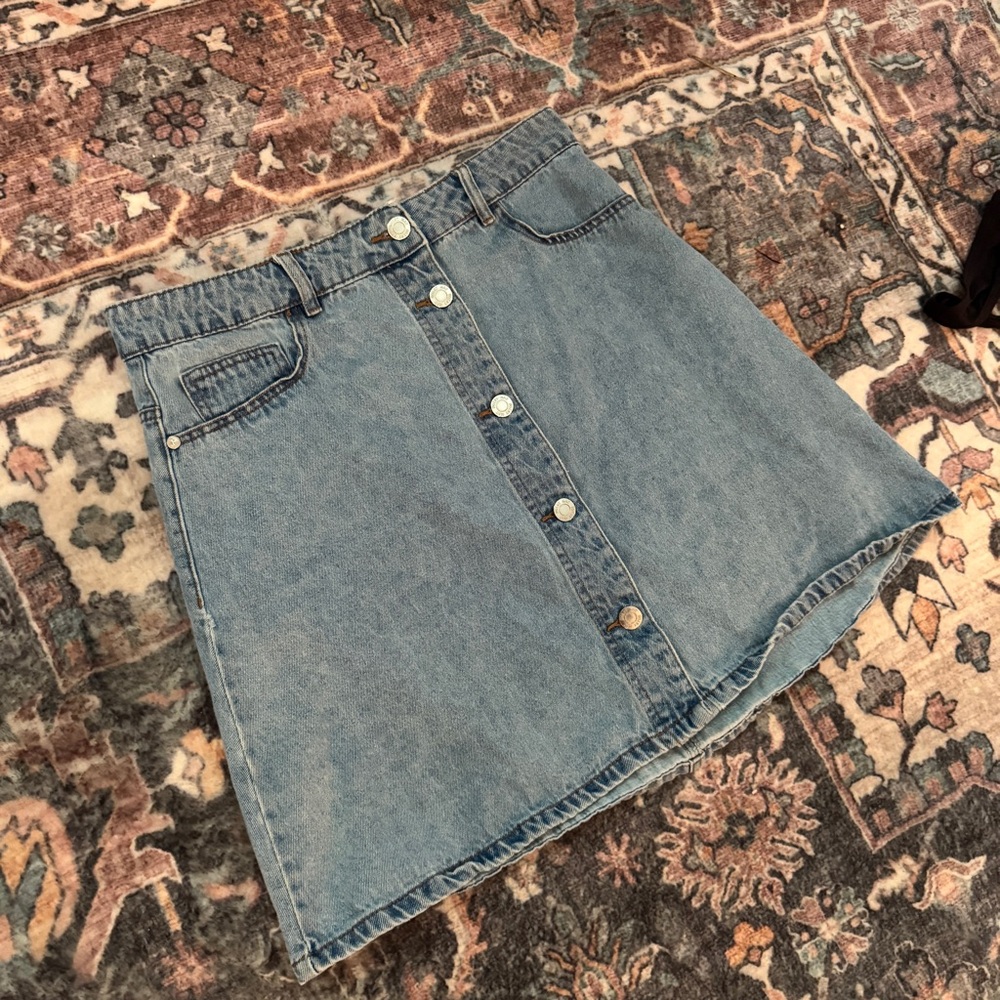 Noisy may denim a-line skirt